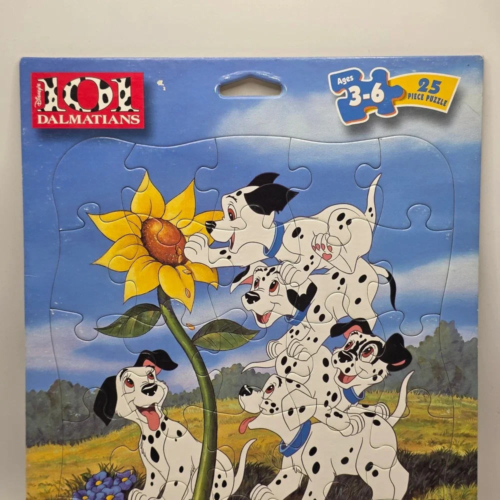 Mattel 101 Dalmatians Puzzle Kids Multicolor Sunflower Vintage 90s Disney Toy